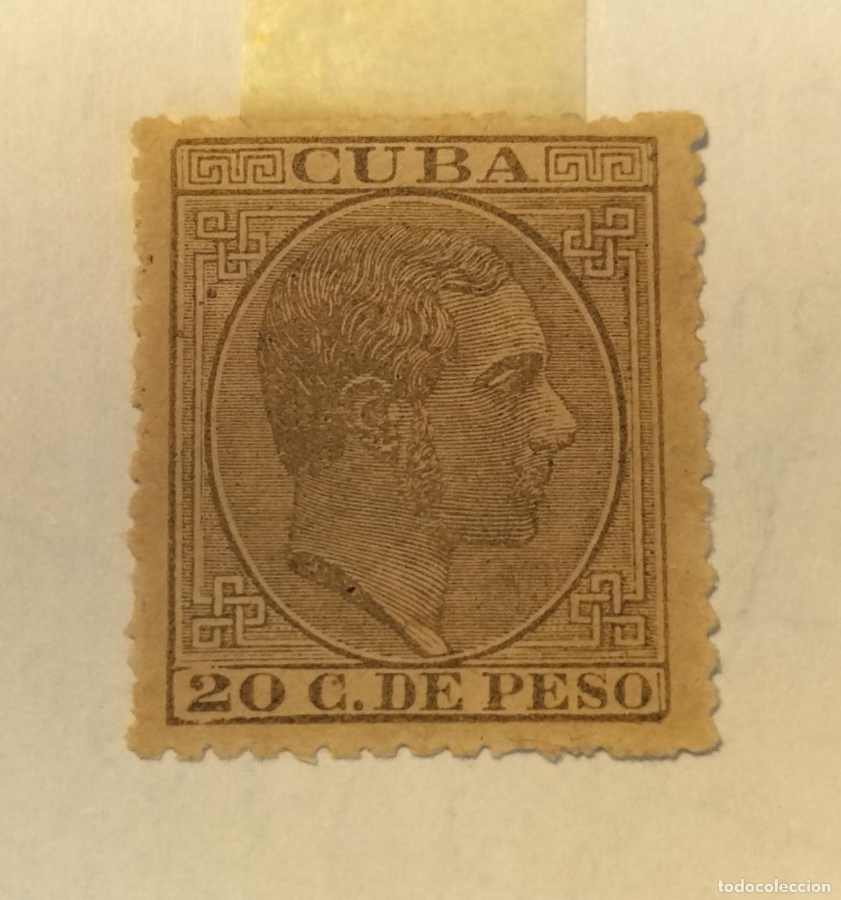 Sellos: SELLO CUBA - COLONIA ESPA&Ntilde;OLA - ALFONSO XII - 1883-1888 EDIFIL 105.