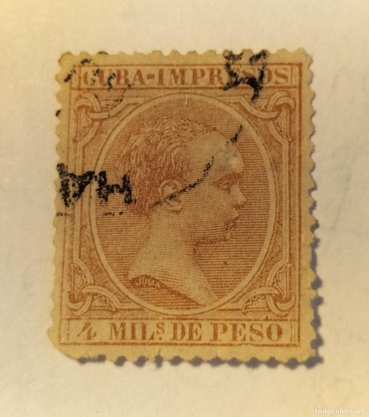 Sellos: SELLO CUBA - COLONIA ESPA&Ntilde;OLA - ALFONSO XIII - 1890 EDIFIL 110..