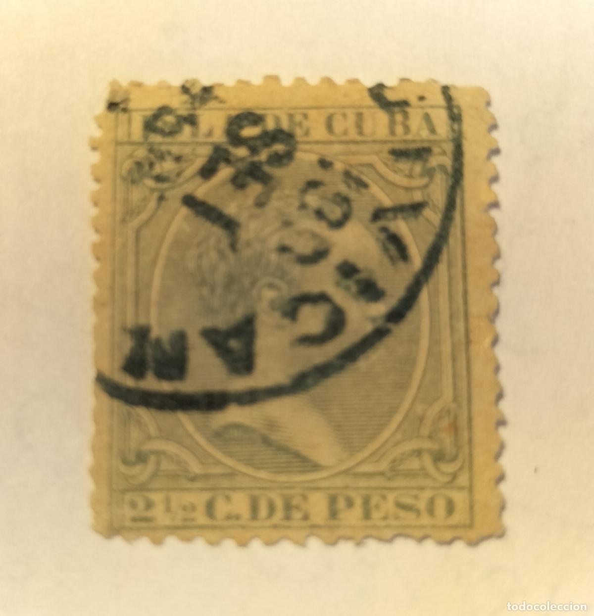 Sellos: SELLO CUBA - COLONIA ESPA&Ntilde;OLA - ALFONSO XIII - 1890 EDIFIL 114.