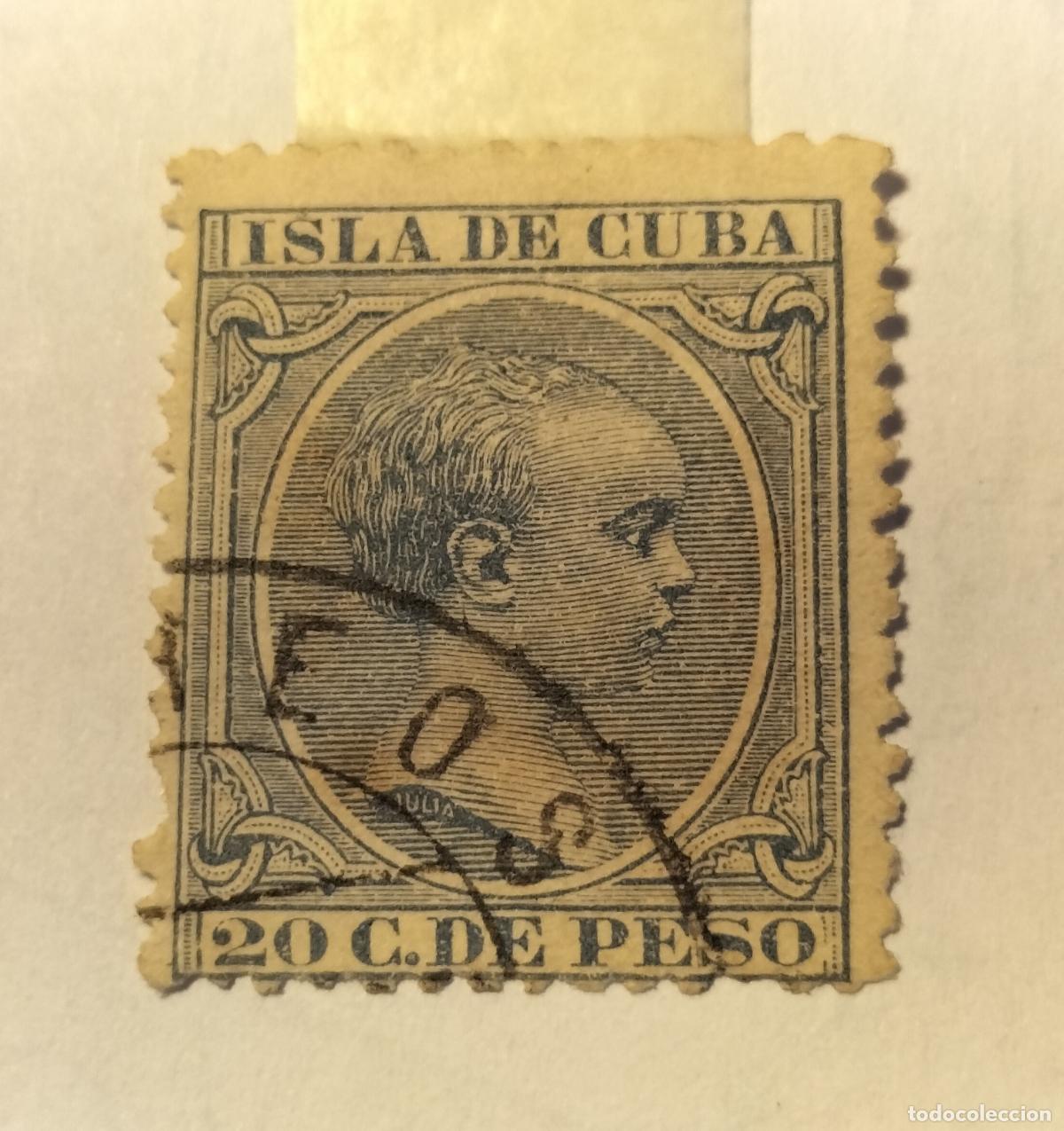 Sellos: SELLO CUBA - COLONIA ESPA&Ntilde;OLA - ALFONSO XIII - 1891-1892 EDIFIL 129.