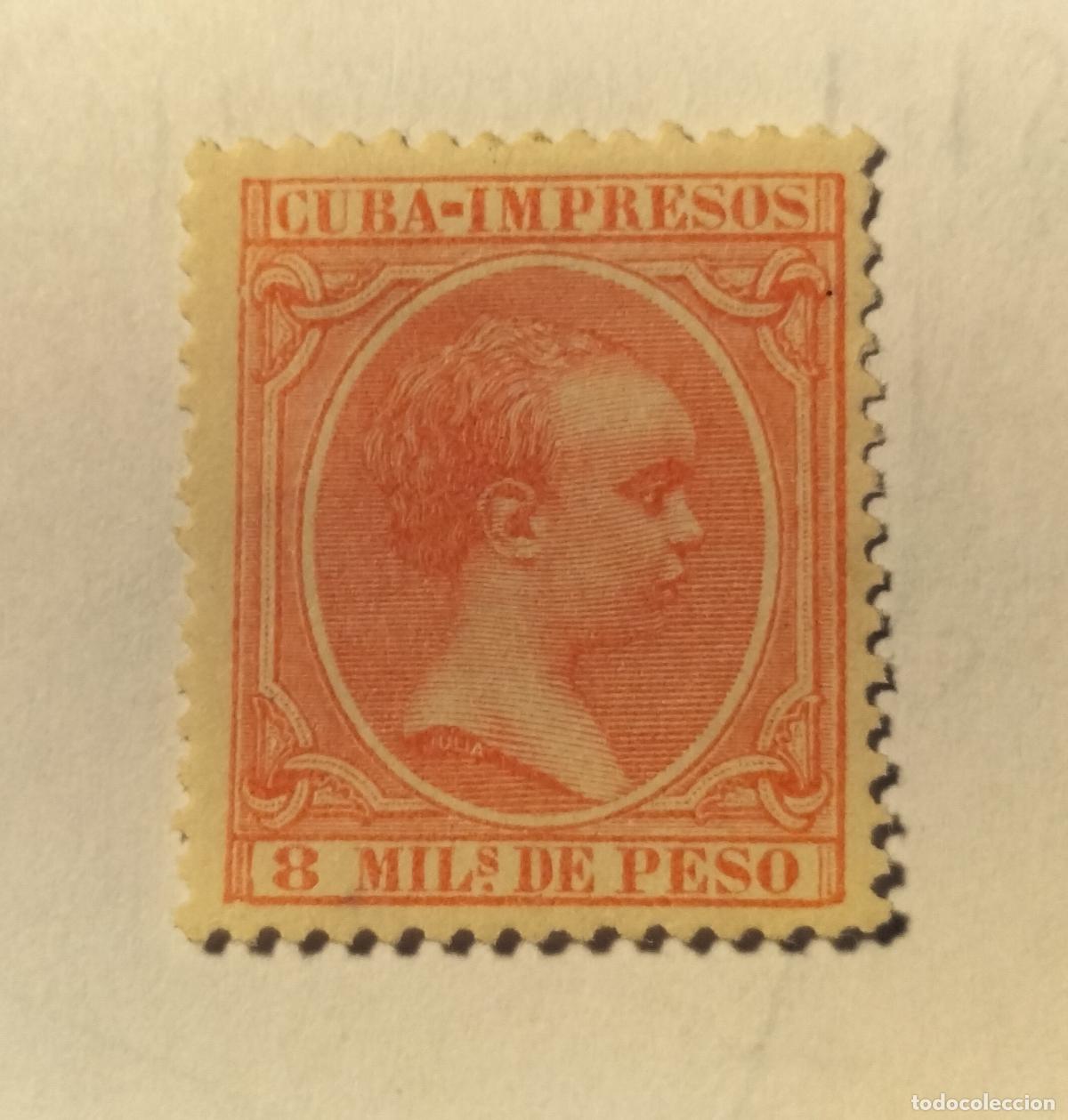 Sellos: SELLO CUBA - COLONIA ESPA&Ntilde;OLA - ALFONSO XIII - 1894 EDIFIL 135.