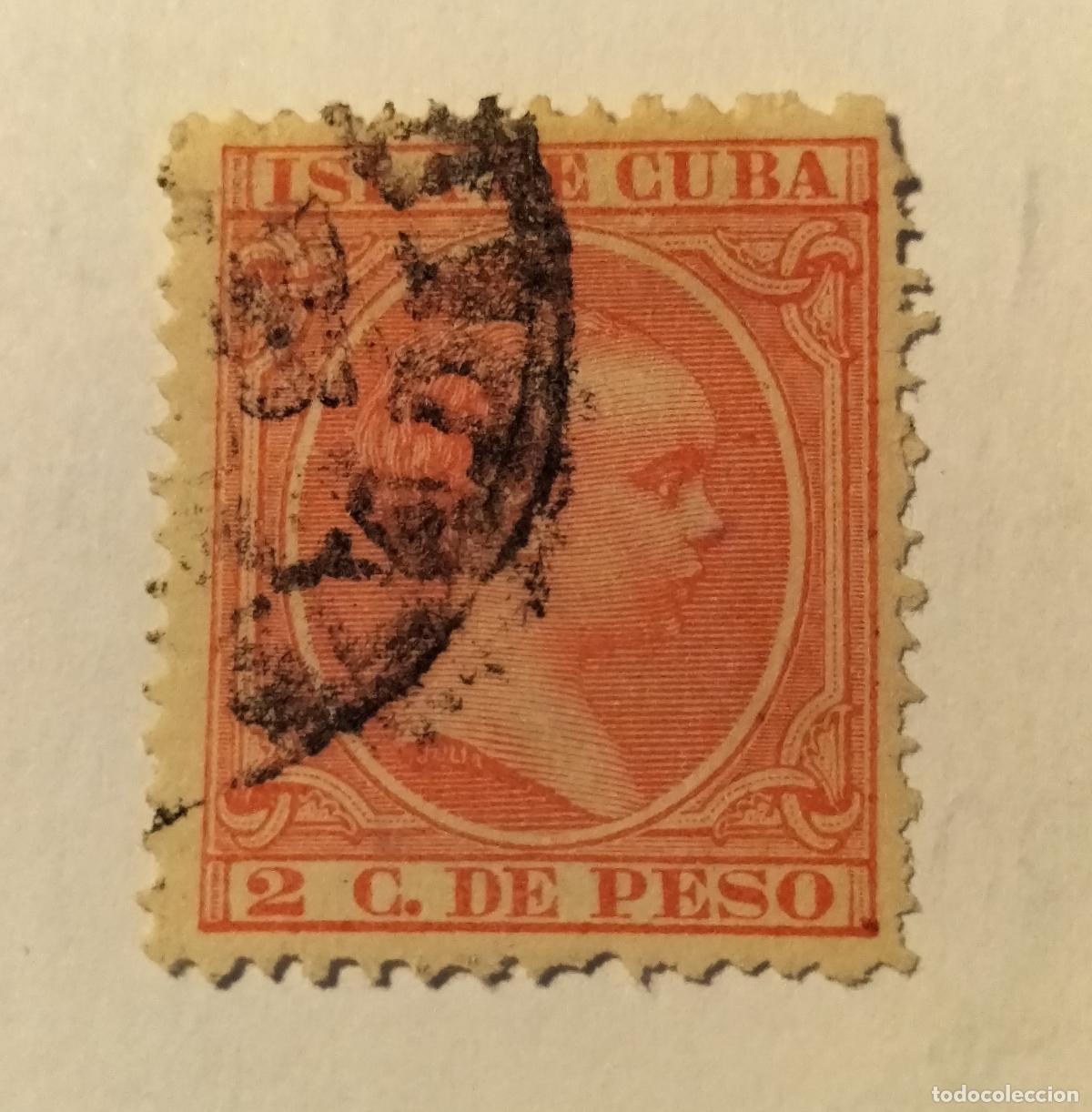 Sellos: SELLO CUBA - COLONIA ESPA&Ntilde;OLA - ALFONSO XIII - 1894 EDIFIL 137.