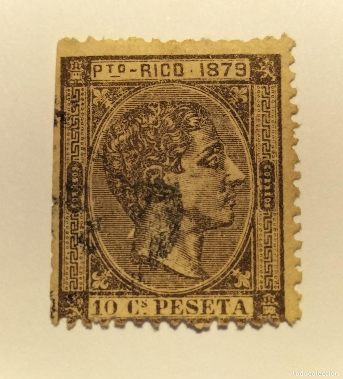 Sellos: SELLO PUERTO RICO - COLONIA ESPA&Ntilde;OLA - ALFONSO XII - 1879 - EDIFIL 24.