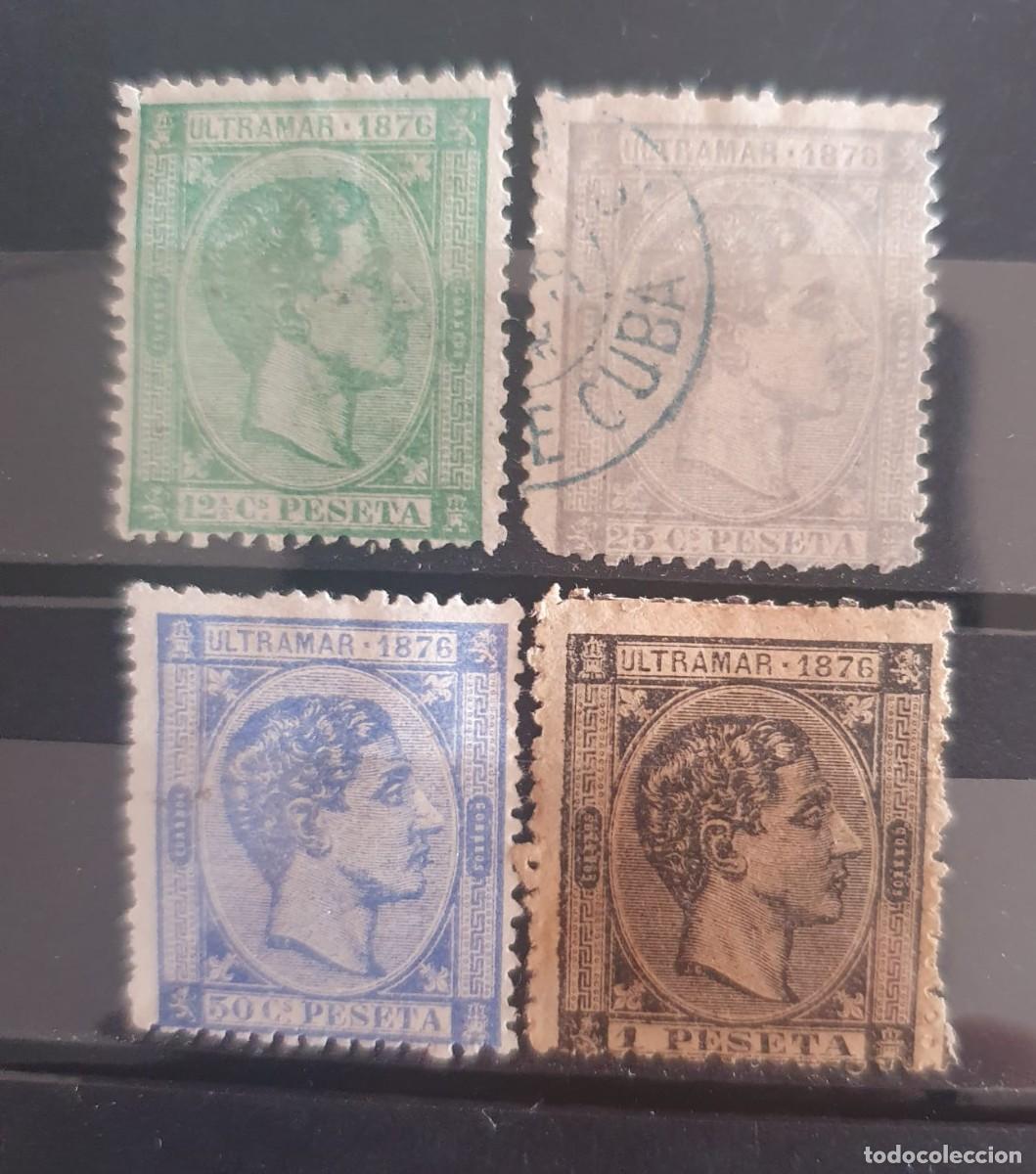 Sellos: SERIE COMPLETA CUBA 1876 ALFONSO XII NUEVOS Y USADOS LEER