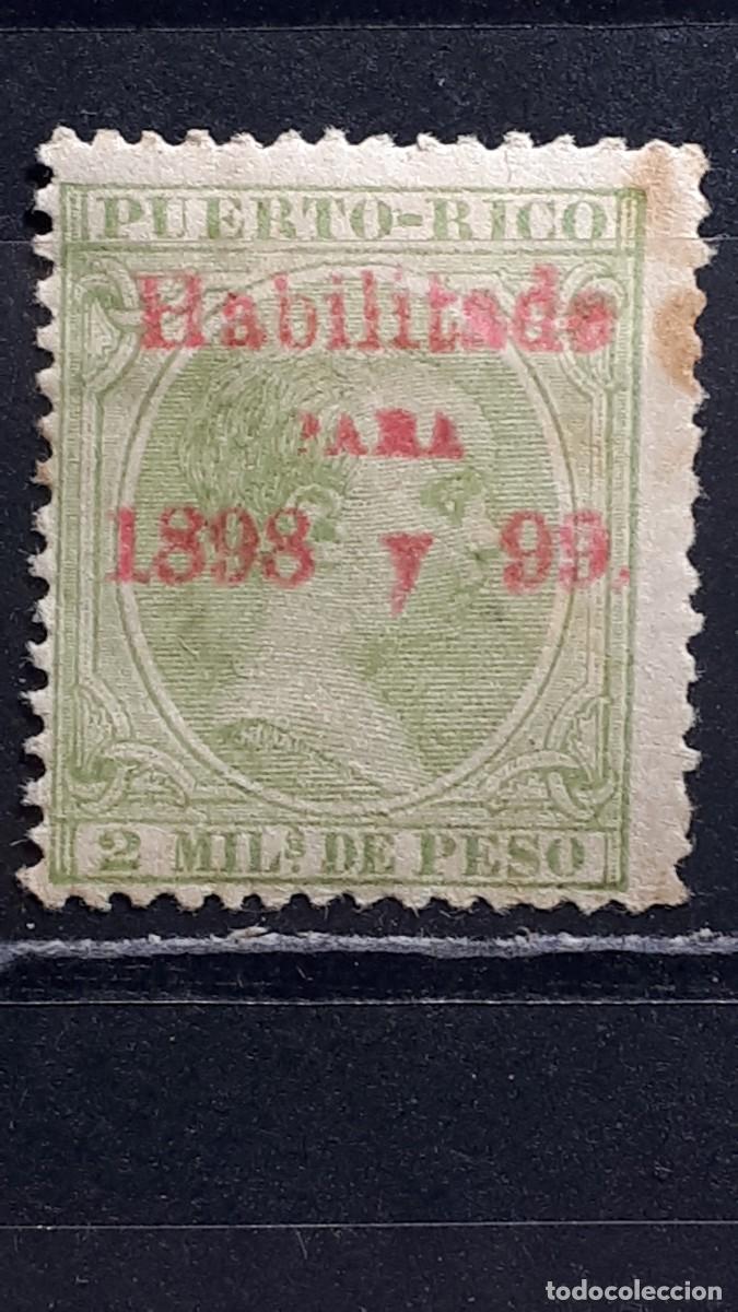 Sellos: PUERTO RICO. A&Ntilde;O 1898. *. YVERT 153.