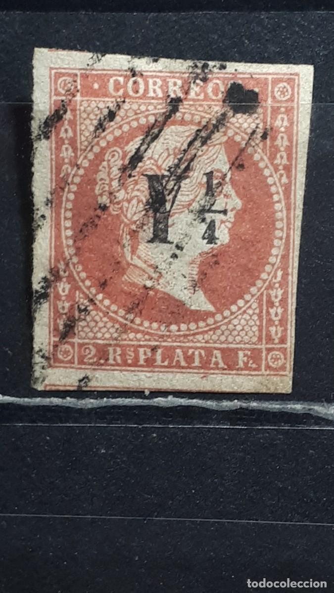 Sellos: CUBA. A&Ntilde;O 1855. &deg;. EDIFIL 10