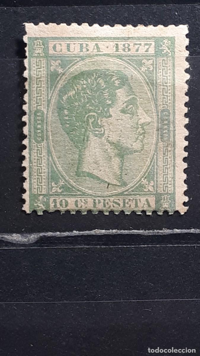Sellos: CUBA. A&Ntilde;O 1877. (*). EDIFIL 39