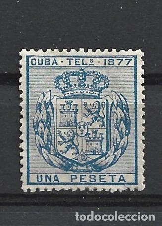 Sellos: CUBA TELEGRAFOS EDIFIL NUM. 38 NUEVO SIN GOMA