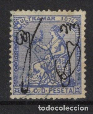 Selos: Sellos DEPENDENCIAS ESPA&Ntilde;OLAS PUERTO RICO a&ntilde;o 1874 Edifil 4&ordm; SERIE COMPLETA en usado v.c. 6 &euro;