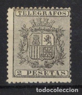 Selos: Sellos DEPENDENCIAS ESPA&Ntilde;OLAS PUERTO RICO telegrafos a&ntilde;o 1875 EDIFIL 9* v.c. 50 &euro;