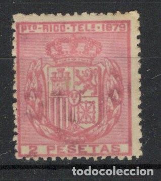 Selos: Sellos DEPENDENCIAS ESPA&Ntilde;OLAS PUERTO RICO telegrafos a&ntilde;o 1879 EDIFIL 19* v.c. 65 &euro;