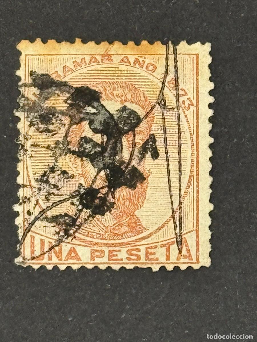 Stamps: Puerto Rico, sello de Antillas, sobrecargado, 1873, Edifil 3, usado