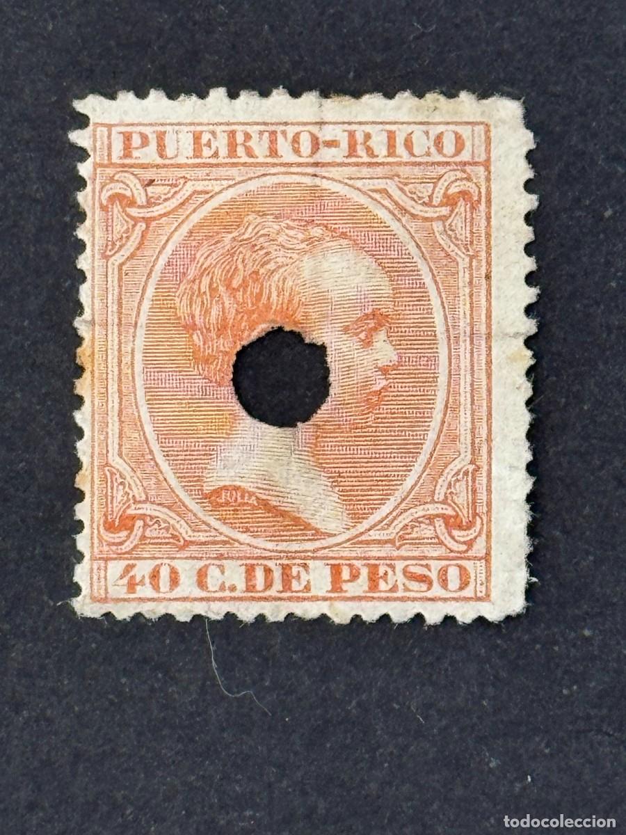 Stamps: Puerto Rico, Alfonso XIII, 1890, Edifil 84, usado