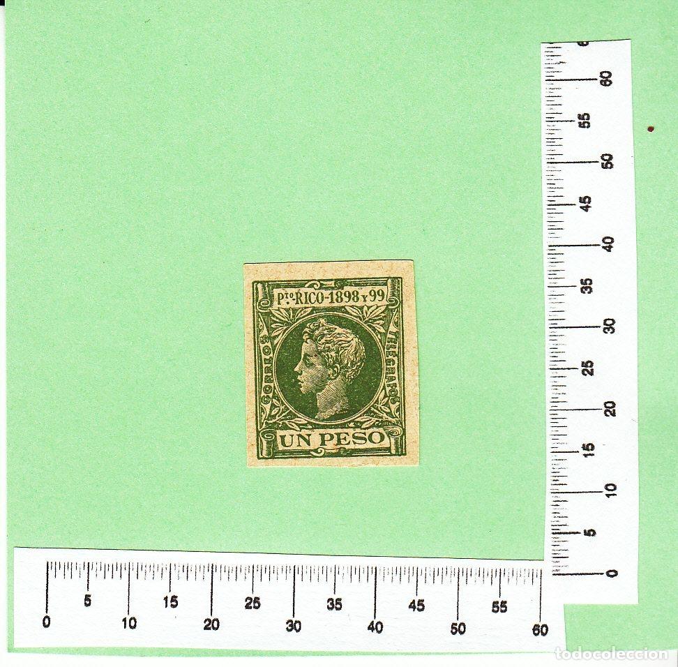 Stamps: CRCOL135 SELLO COLONIA PUERTO RICO CAT 148S X CON CHARNELA SIN DENTAR