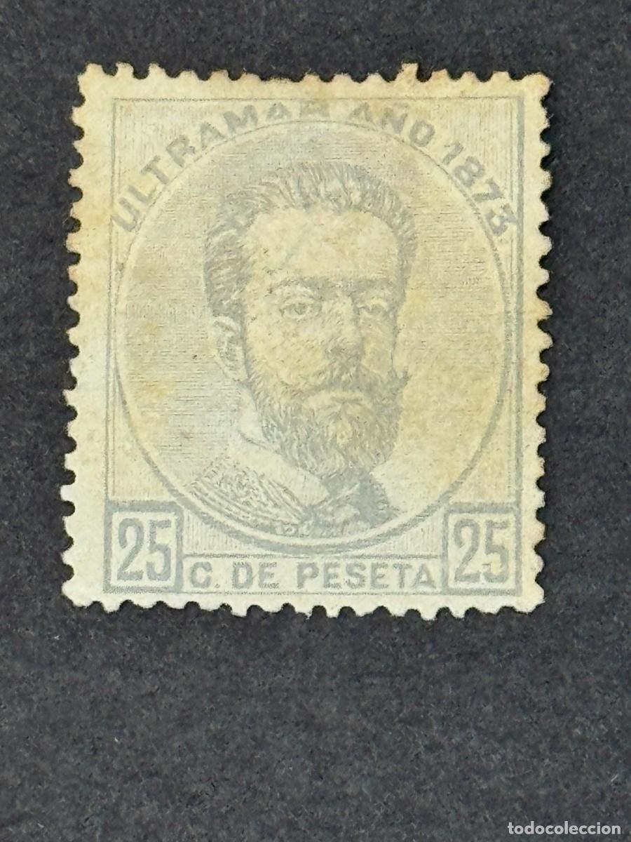 Sellos: Antillas, Amadeo I, 1873, Edifil 25, nuevo sin goma