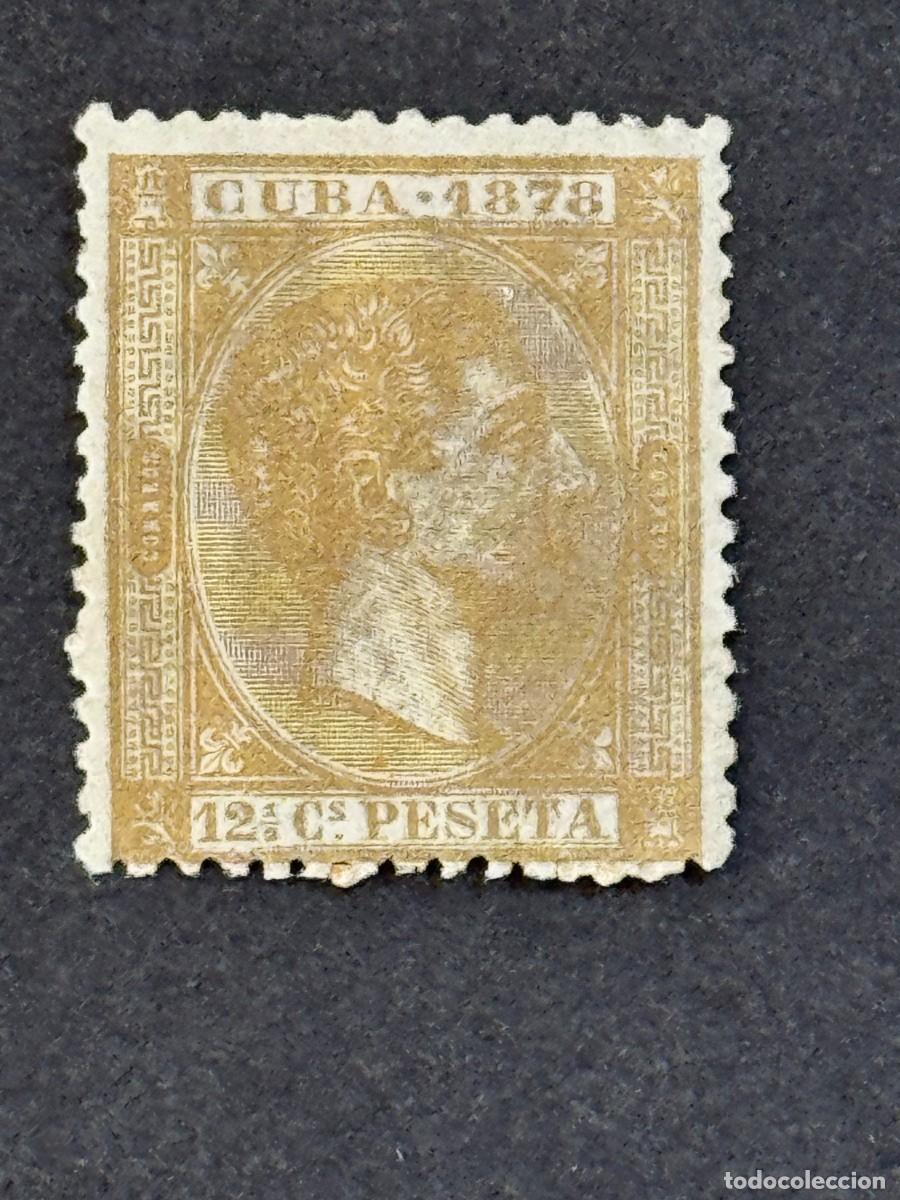 Sellos: Cuba, Alfonso XII, 1878, Edifil 46, nuevo sin goma