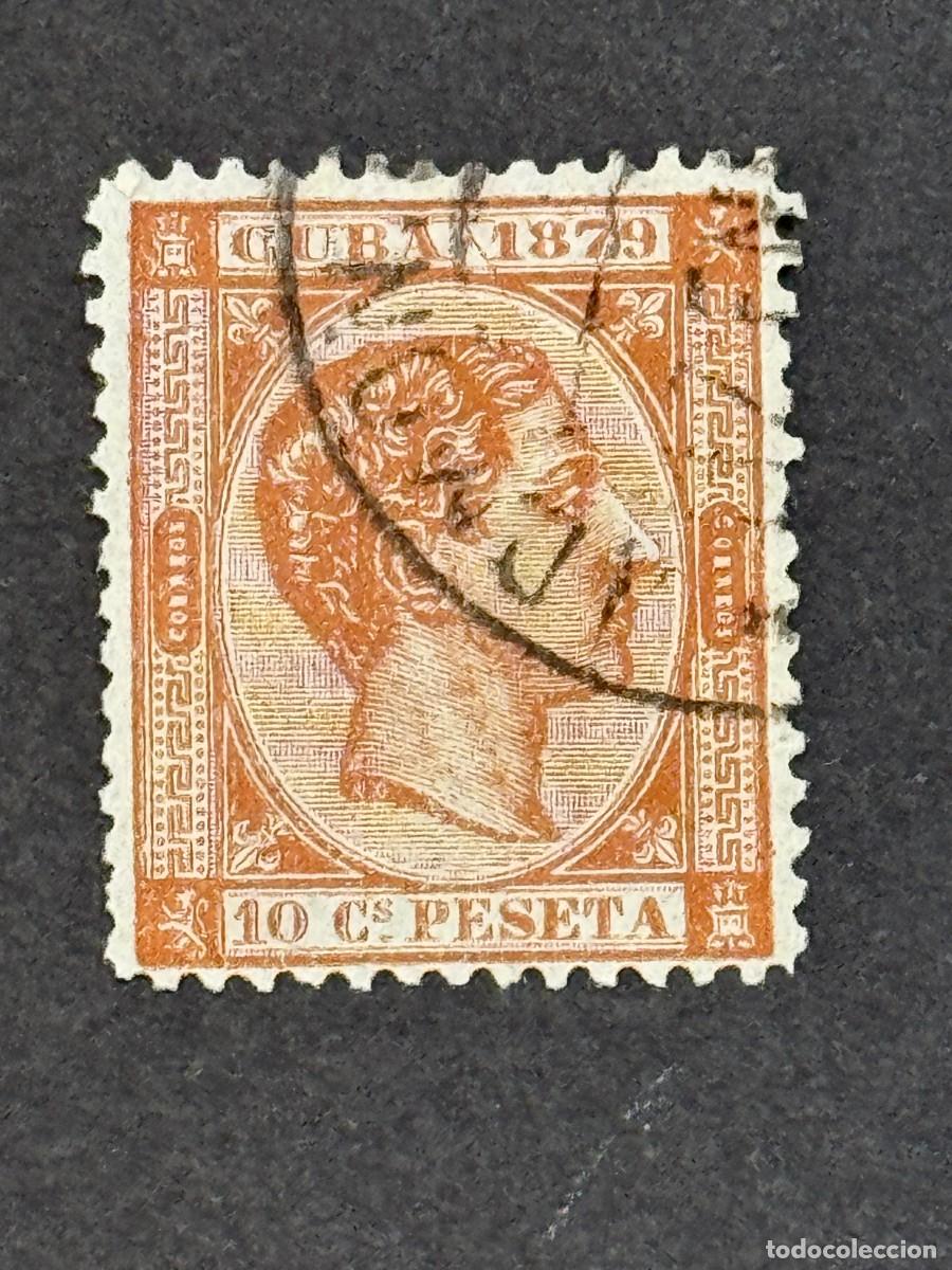 Sellos: Cuba, Alfonso XII, 1879, Edifil 51, usado