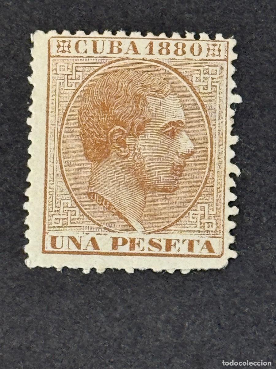 Sellos: Cuba, Alfonso XII, 1880, Edifil 61, nuevo con fijasellos