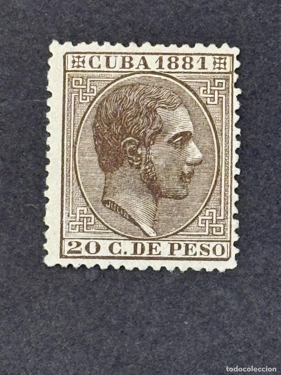 Sellos: Cuba, Alfonso XII, 1881, Edifil 67, nuevo sin goma