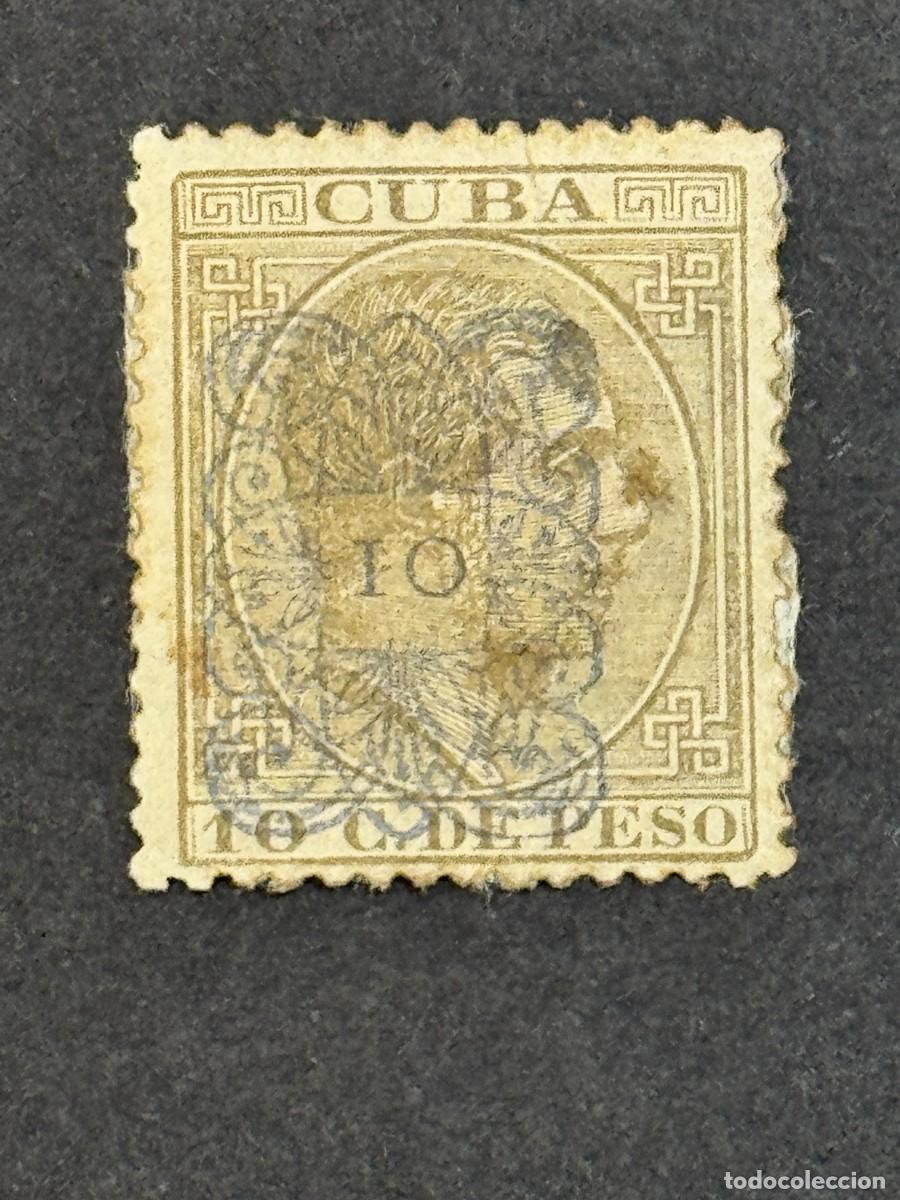 Sellos: Cuba, Alfonso XII, habilitado, 1883, Edifil 75, nuevo sin goma