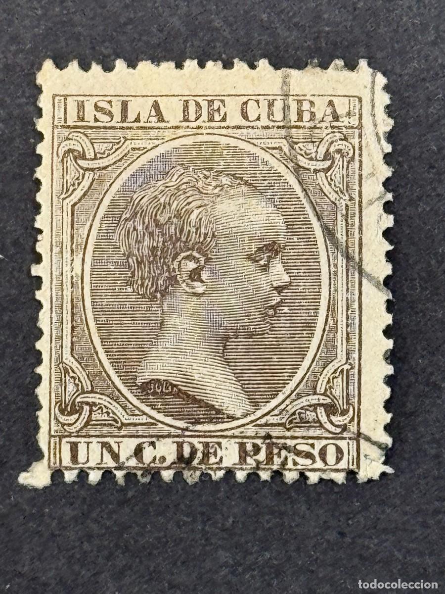 Francobolli: Cuba, Alfonso XIII, 1890, Edifil 112, usado