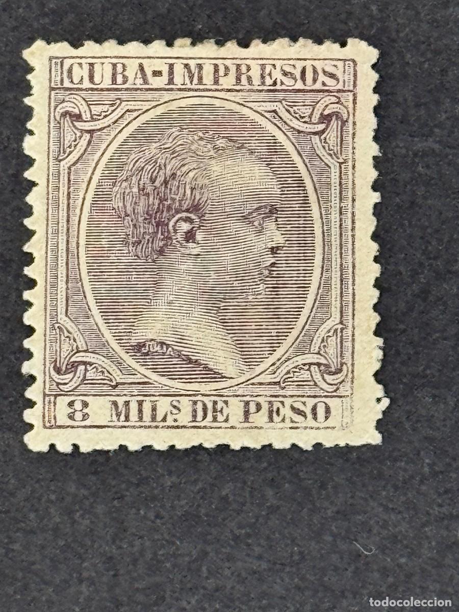 Sellos: Cuba, Alfonso XIII, 1891-1892, Edifil 123, nuevo sin goma