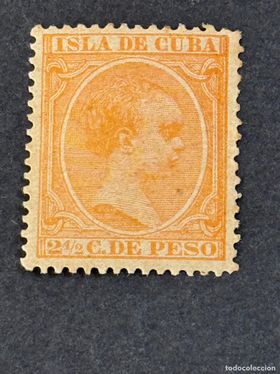 Sellos: Cuba, Alfonso XIII, 1891-1892, Edifil 126, nuevo con fijasellos