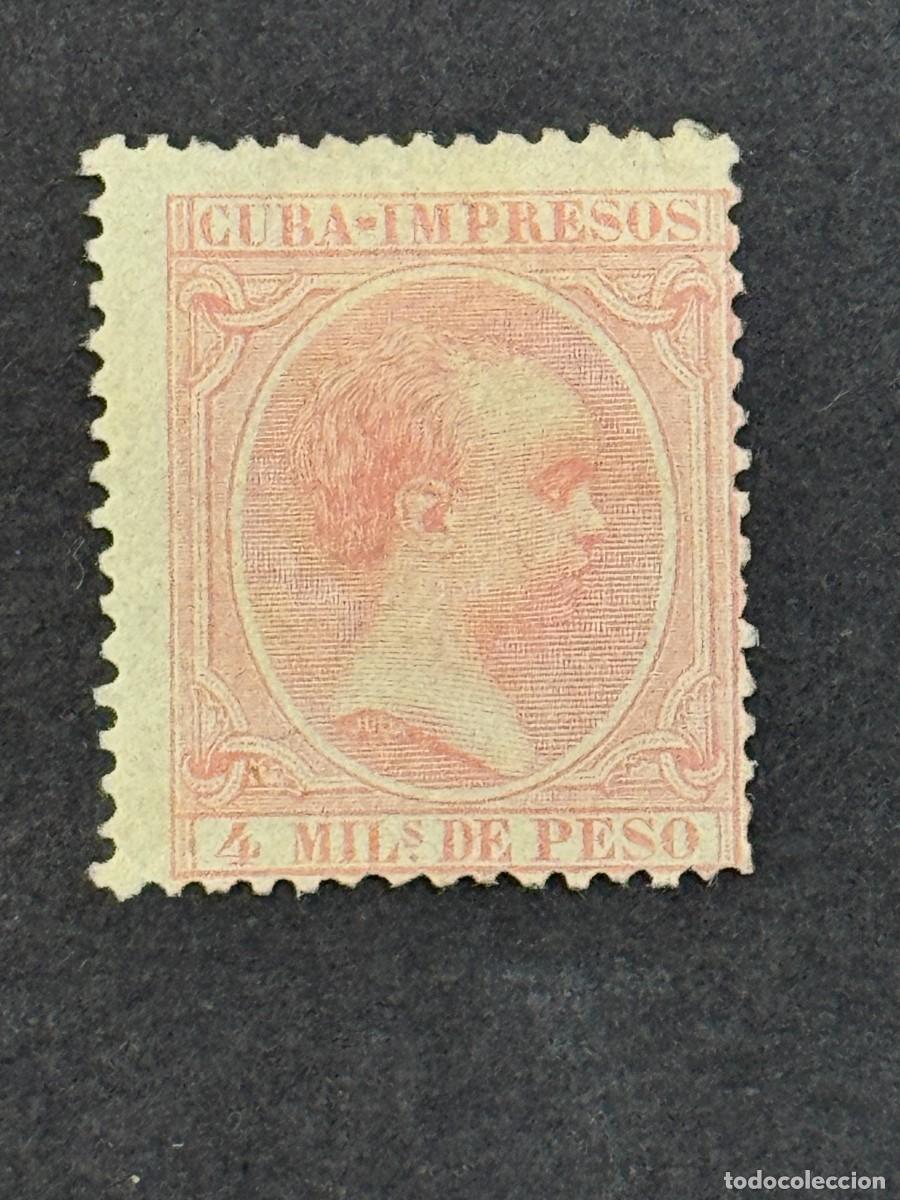 Sellos: Cuba, Alfonso XIII, 1894, Edifil 134, nuevo sin goma