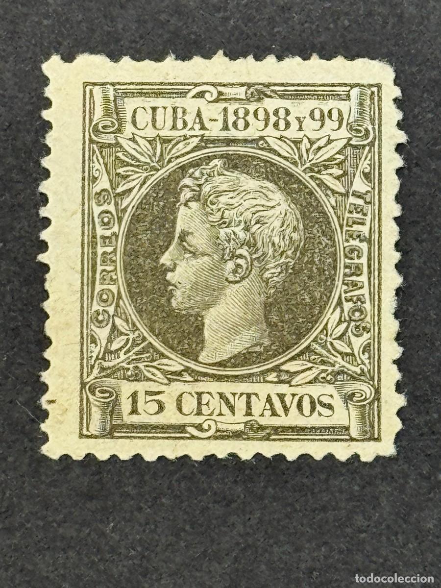 Stamps: Cuba, Alfonso XIII, 1898, Edifil 167, nuevo sin goma