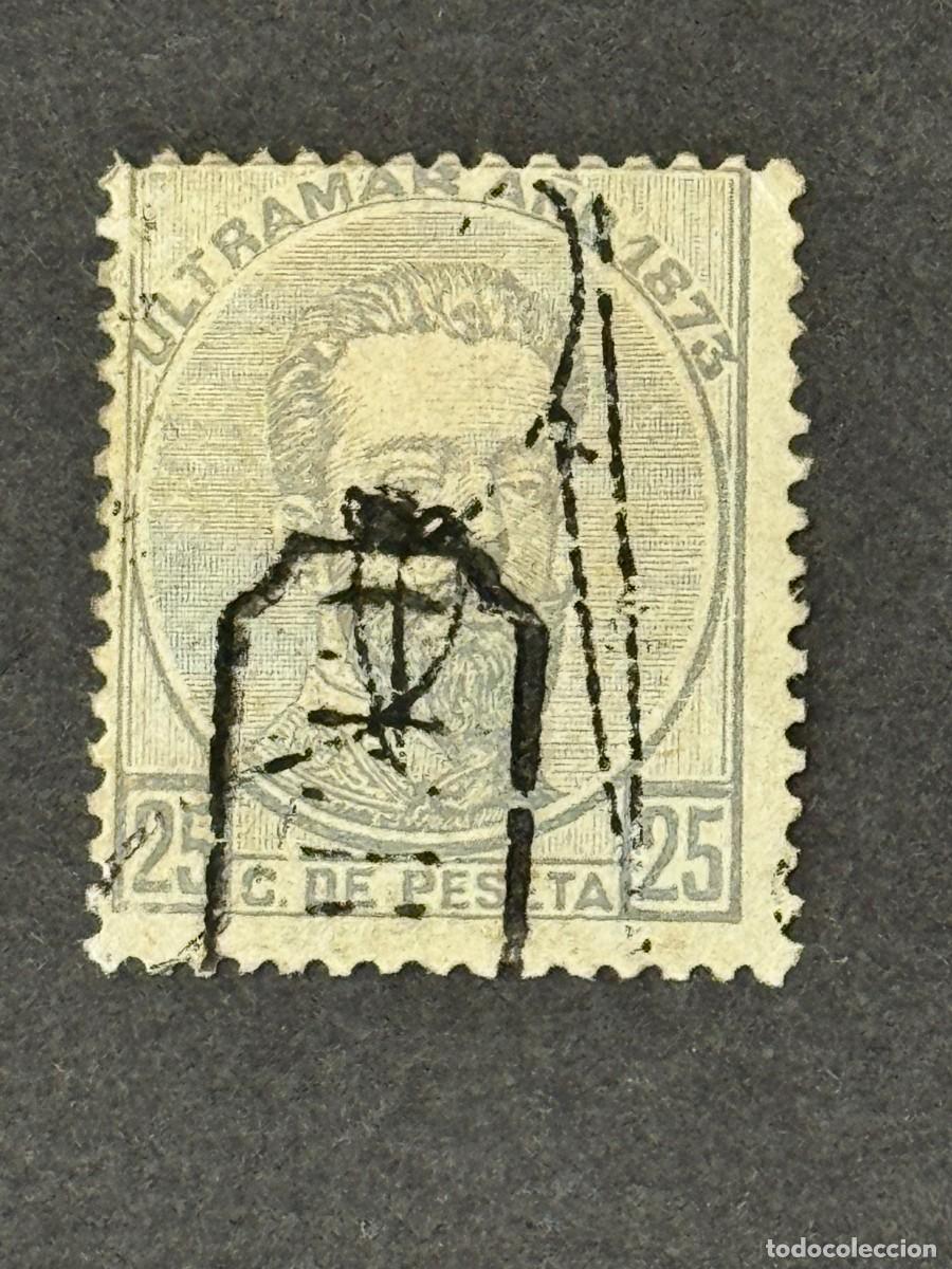 Francobolli: Puerto Rico, sello de Antillas, sobrecargado, 1873, Edifil 1, usado