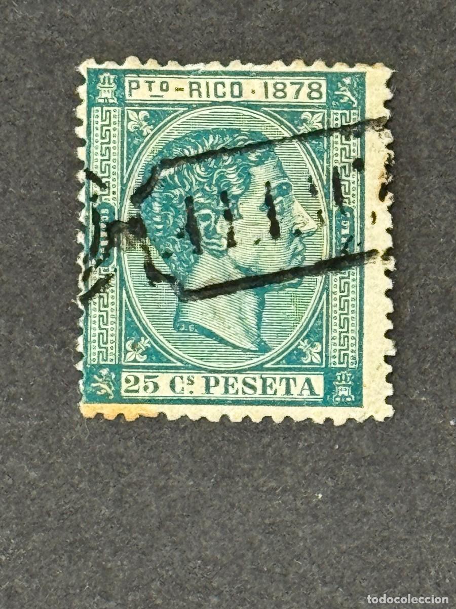 Francobolli: Puerto Rico, Alfonso XII, 1878, Edifil 20, usado