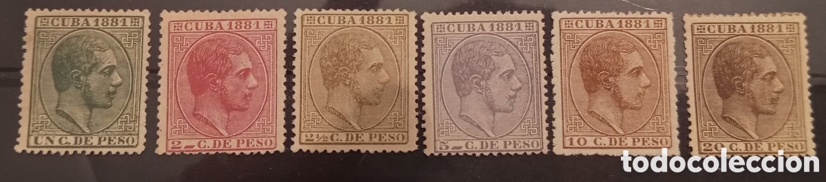 Sellos: Edifil 62/67 - 1881 - Cuba - Alfonso XII. NUEVOS