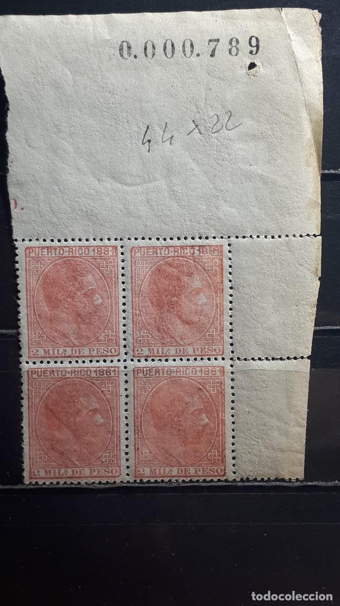 Sellos: PUERTO RICO. A&Ntilde;O 1881-4. **. EDIFIL 44.