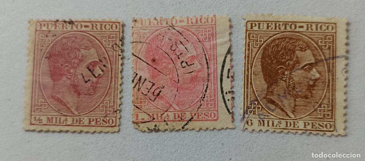 Sellos: Sellos excolonias espa&ntilde;olas Puerto Rico 1882-1884, edifil 55/56, 59