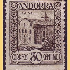 Sellos: ANDORRA ESPAÑOLA 1929 PAISAJES DE ANDORRA, EDIFIL Nº 21 (*)