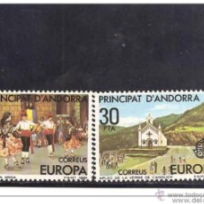 Francobolli: ANDORRA ESPAÑOLA AÑO 1981 EDIFIL 140/41 YVERT 131/32 ** MNH SELLOS NUEVOS EUROPA