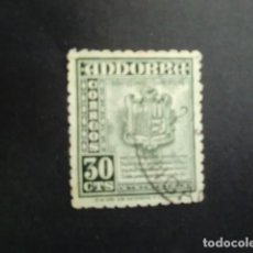 Sellos: ANDORRA, CORREO ESPAÑOL, 1948-1953,TIPOS DIVERSOS, EDIFIL 50, USADO, (LOTE AB)