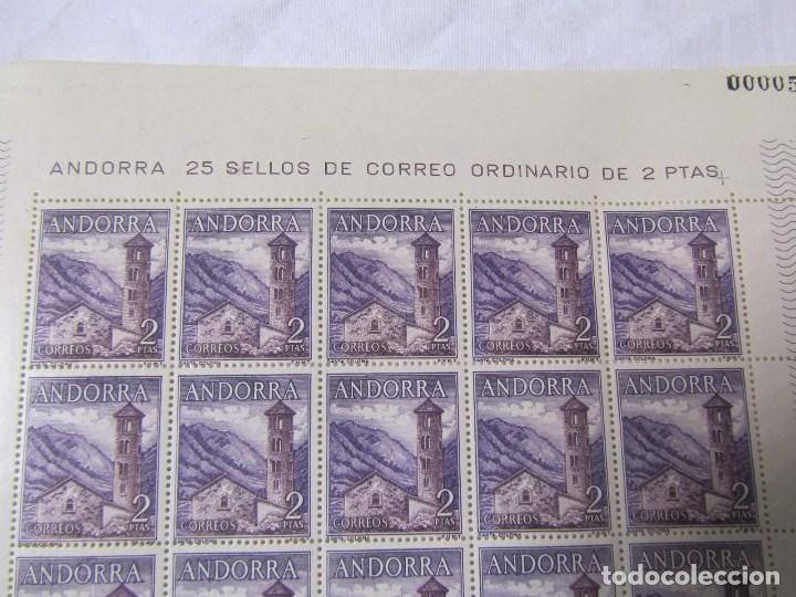 Sellos: 4 bloques de 25 sellos cada uno Andorra española Correo ordinario - Foto 3 - 79934009
