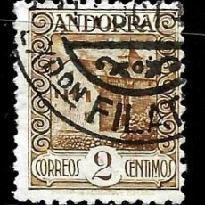Sellos: 1935. PAISAJES DE ANDORRA. EDIFIL 28. Lote 314430328