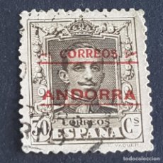 Sellos: ANDORRA, CORREO ESPAÑOL, 1928, ALFONSO XIII, EDIFIL 7, USADO, ( LOTE AB ). Lote 348289978