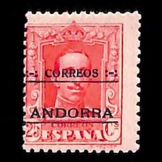 Francobolli: ANDORRA ESPAÑOLA, 1928 EDIFIL Nº 6 /**/, 25 C. ROJO CARMÍN, SIN FIJASELLOS. Lote 363535785