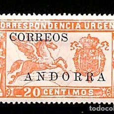 Sellos: ANDORRA ESPAÑOLA, 1928 EDIFIL Nº 13 /*/, 20 C ROJO CLARO,. Lote 363576790