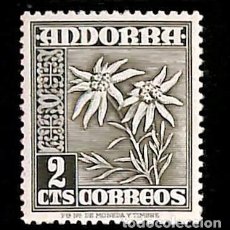 Sellos: ANDORRA, 1948-53 EDIFIL Nº 45 /**/, 2 C. OLIVA, SIN FIJASELLOS