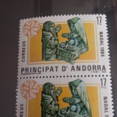 Sellos: ANDORRA ESPAÑOLA 1984, NUEVO, NAVIDAD, YVERT 171