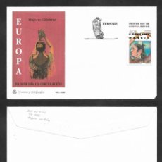 Sellos: SE)1996 SPAIN FIRST DAY COVER, EUROPE ISSUE, CELEBRATE WOMEN, CARMEN AMAYA, 1913 - 1963, DANCER, XF