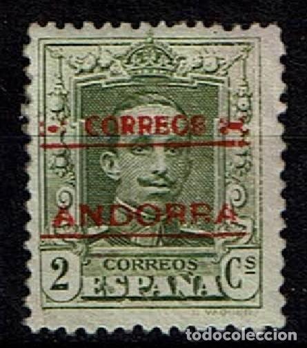Sellos: ANDORRA ESPAÑOLA1928 EDIFIL 1 MNH** CENTRADO
