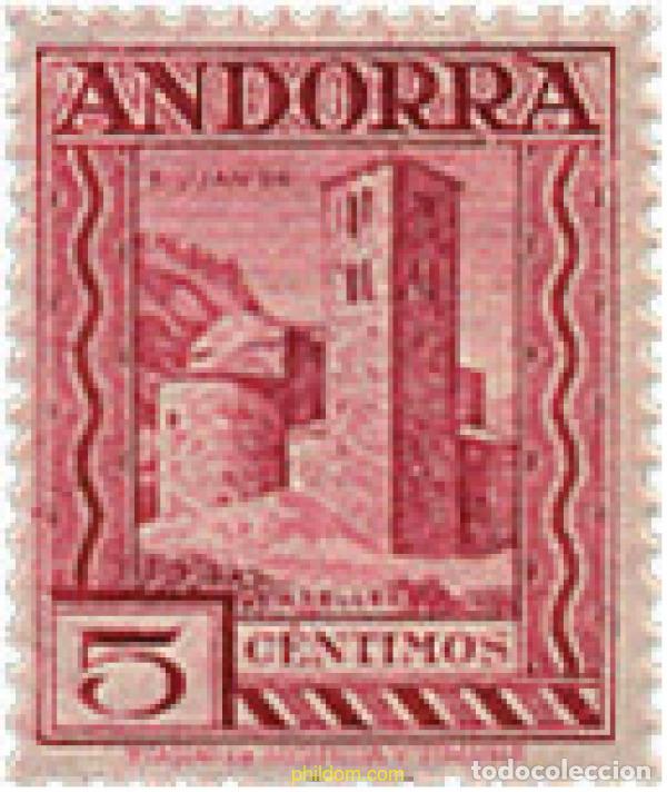 Sellos: 584425 MNH ANDORRA. Adm&oacute;n espa&ntilde;ola 1929 PAISAJES DE ANDORRA