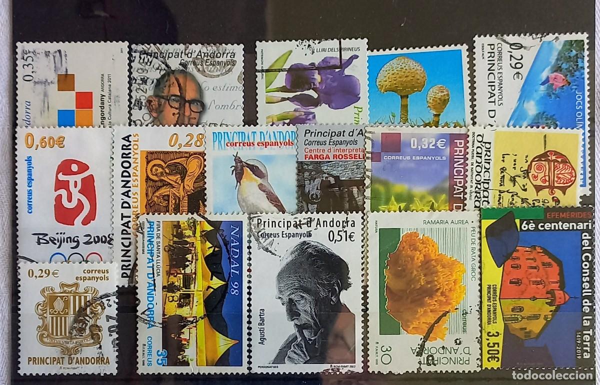 Francobolli: ANDORRA ESPA&Ntilde;OLA - 16 sellos usados - buenos valores