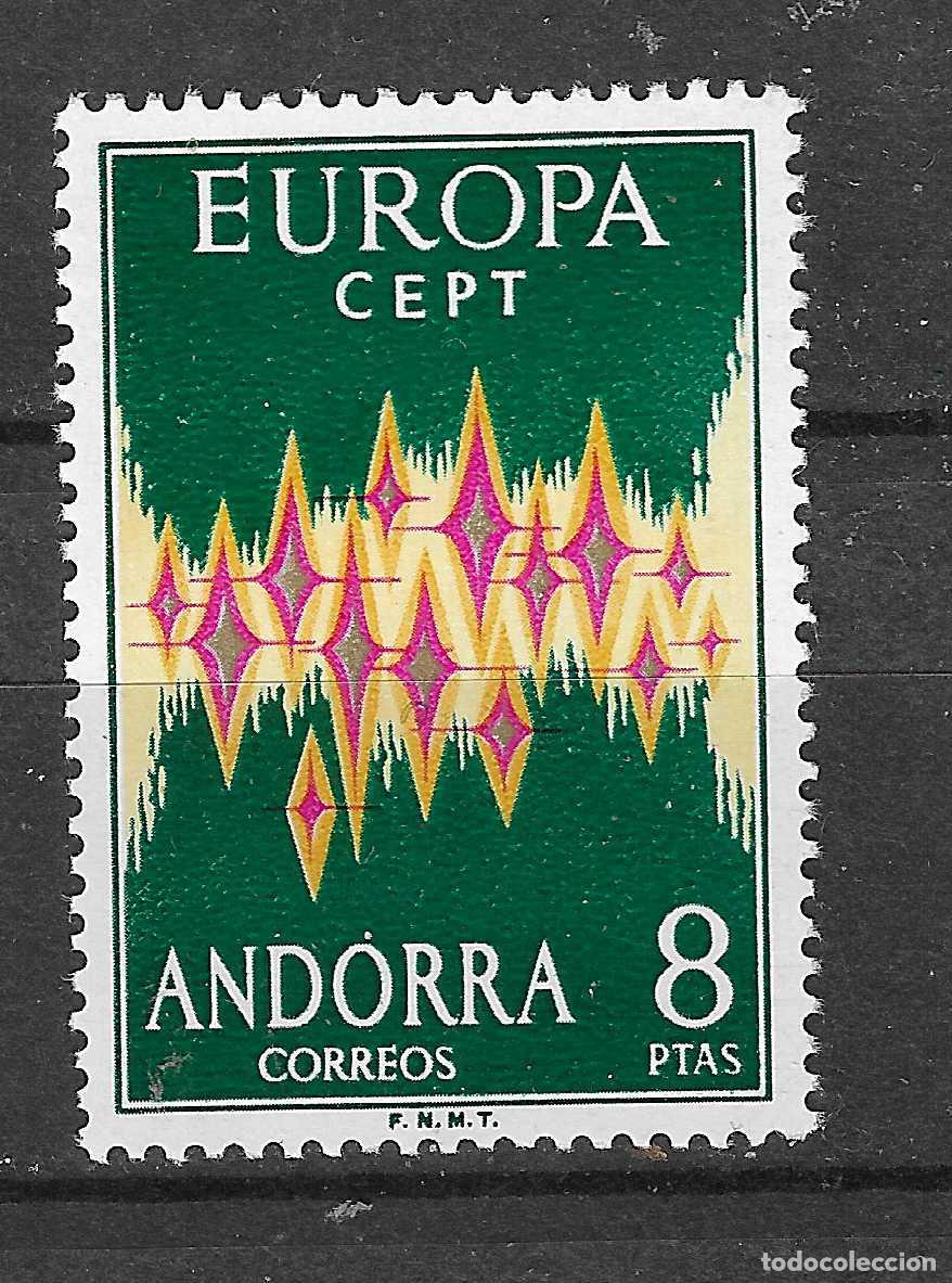 Briefmarken: ANDORRA ESPA&Ntilde;OLA 1972 EDIFIL 72** SIN FIJASELLOS