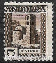 Sellos: ANDORRA ESPA&Ntilde;OLA 1935 Paisajes de Andorra, EDIFIL n&ordm; 29 *